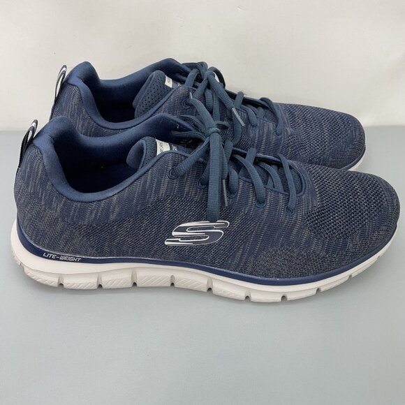 Skechers Track Front Runner Sneakers Shoes Running Athletic Blue Mens 14 - Picture 3 of 14